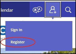 register button